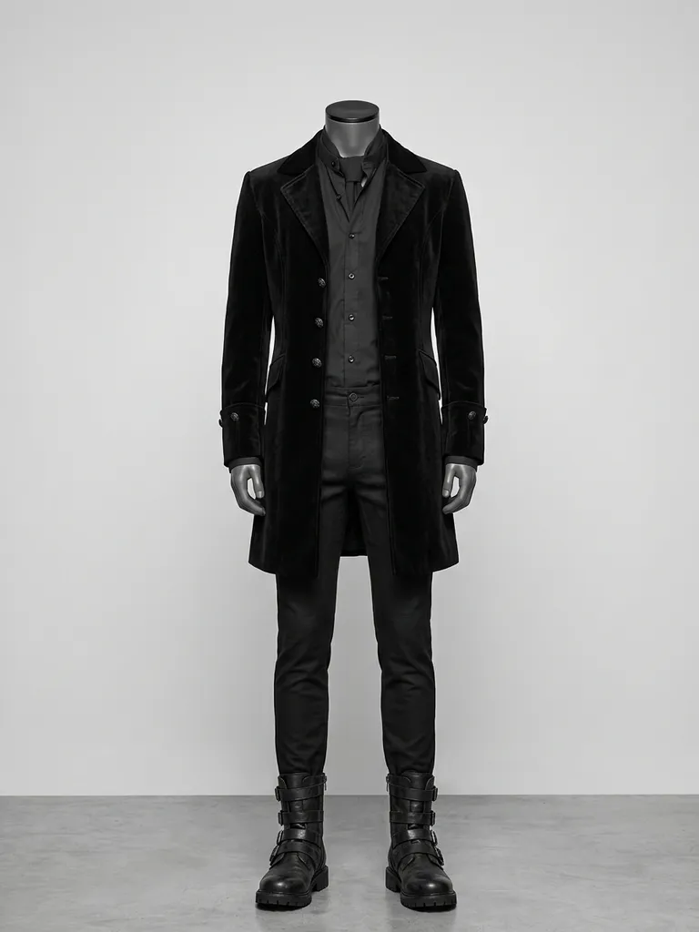 Gothic outfit try-on: see dark, dramatic style on you - Outfit