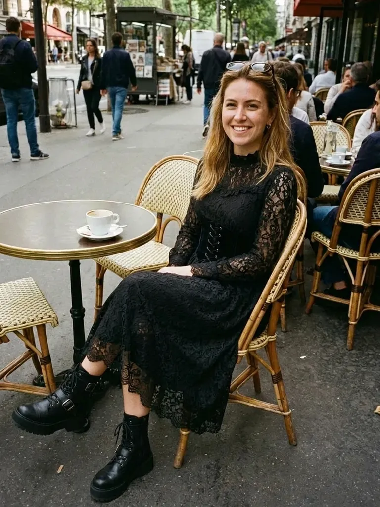 Gothic outfit try-on: see dark, dramatic style on you