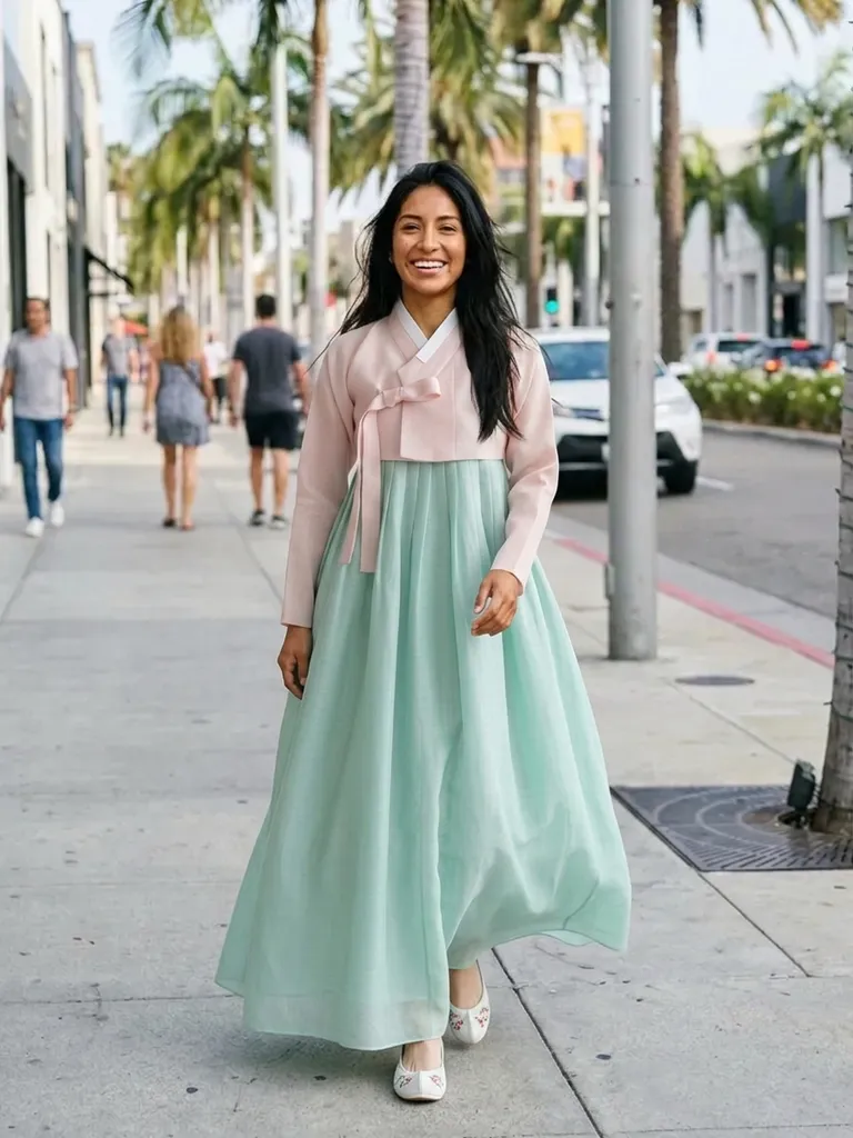 Virtual hanbok try-on: see traditional and modern hanbok on you - Result