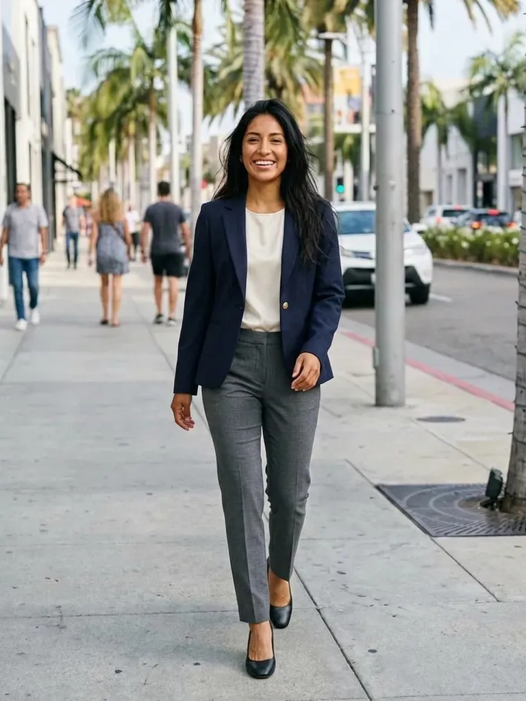 Job interview outfit try-on: look ready before you walk in