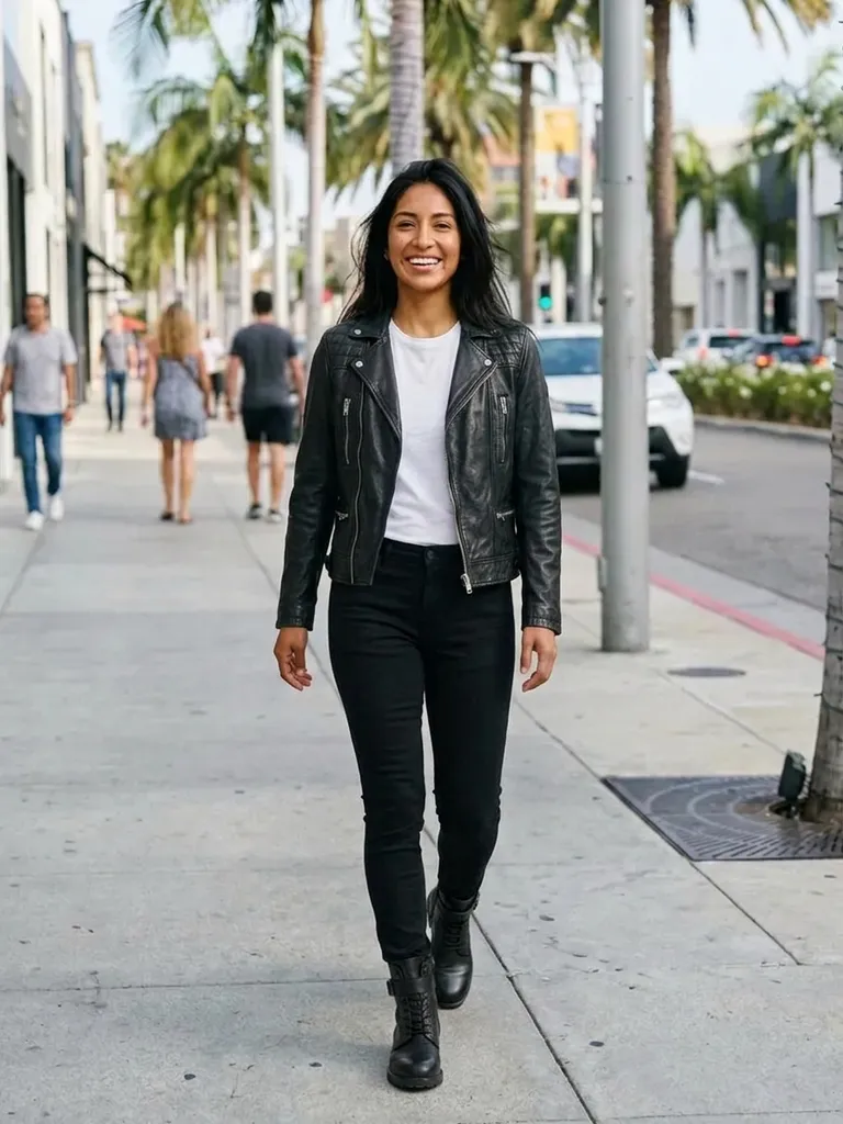Leather jacket try-on: find the style that suits you