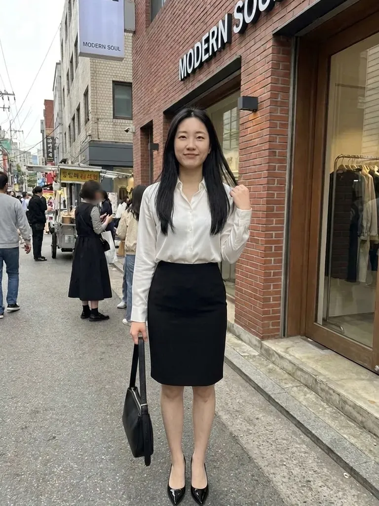 Office Siren穿搭AI试穿：看看利落职场装穿在你身上 - 效果