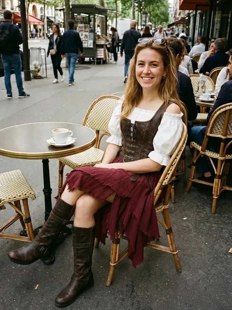 Pirate costume try-on: see yourself as a swashbuckler