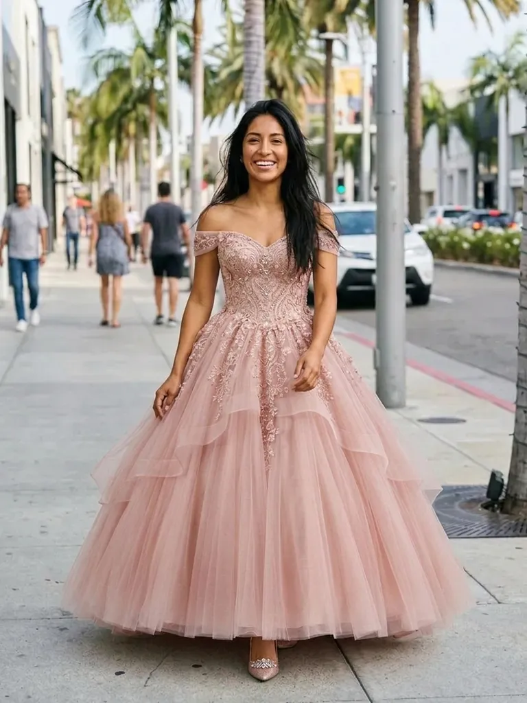Quinceañera dress try-on: find the perfect quince gown