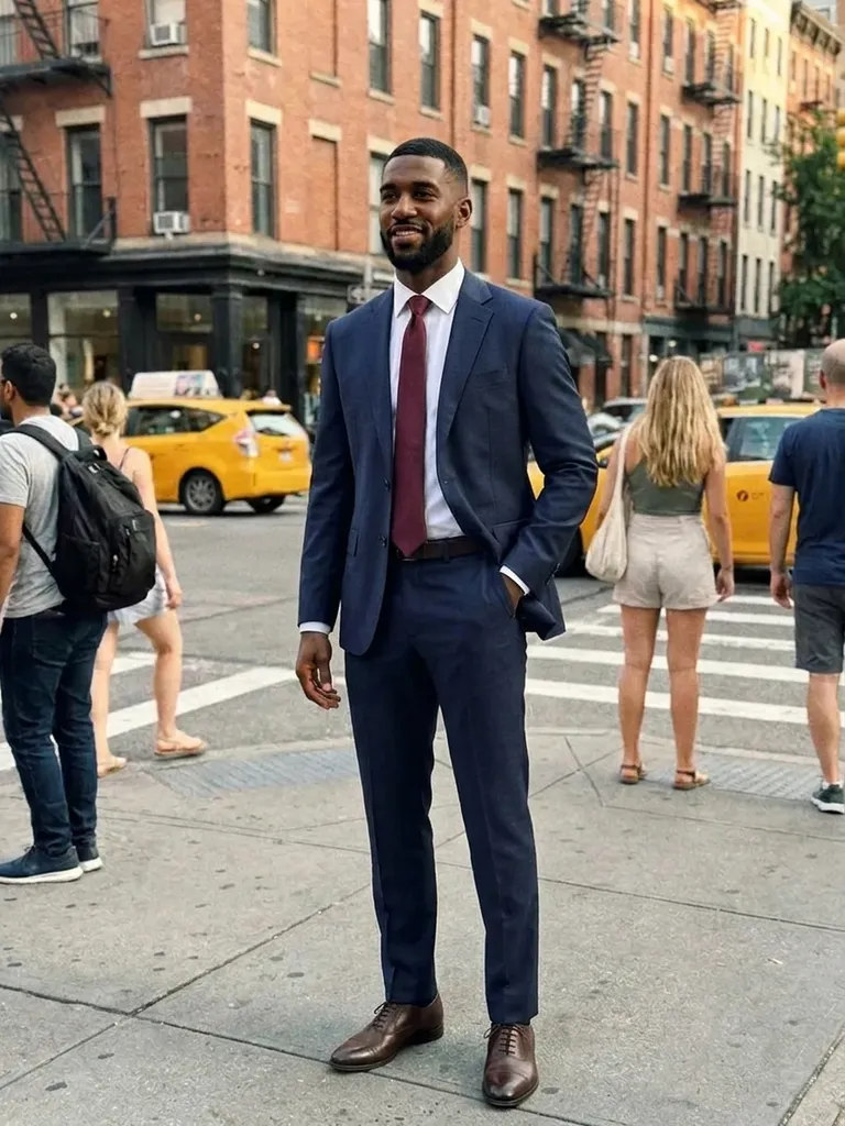 Virtual suit try-on: see the cut and colour on you - Result